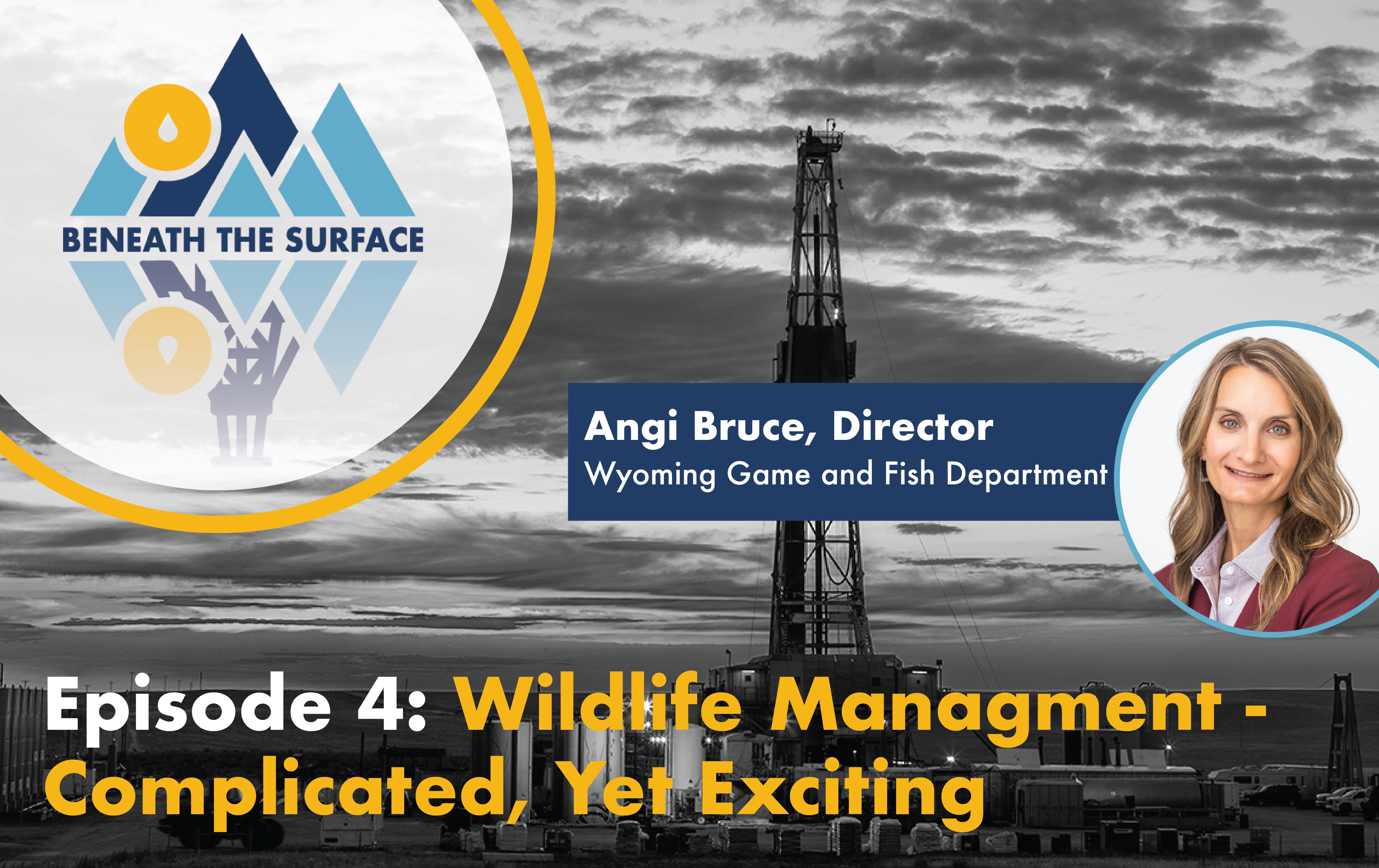 Beneath the Surface Episode 4: Wildlife Management - Complicated, Yet Exciting. Wyoming Game and Fish Director Angi Bruce